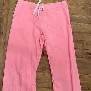 Blue Sky light pink scrub bottoms. Size Med